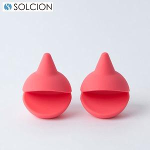 SOLCION マッサージャー ツノマル S サーモンピンク TMS001 2個入 イケックス))｜n-kitchen