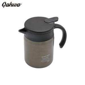 CB JAPAN QAHWA コーヒー保温サーバー 600mL グラファイトグレー 内面テフロン加工 カフア シービージャパン｜n-kitchen