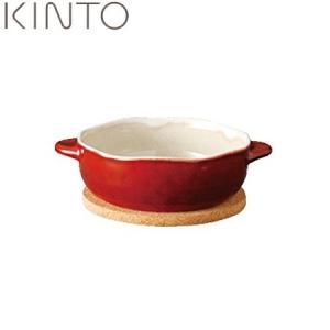 KINTO ほっくり 丸グラタン 赤 34321 キントー))｜n-kitchen