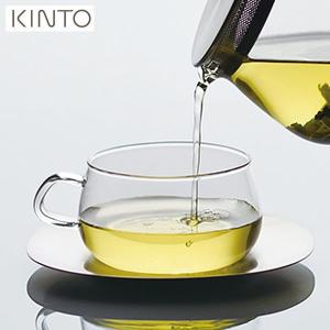 KINTO UNITEA カップ&ソーサー ステンレス 230ml 8337 キントー ユニティ))｜n-kitchen