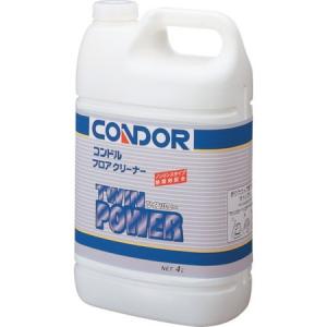 （床用洗剤）フロアクリーナー ツインパワー 4L コンドル C30104LXMB-2101｜n-kitchen