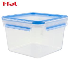 T-fal マスターシール フレッシュ MW スクエア 1.75L ホワイト+ブルー 保存容器 N10141 ティファール D2312｜n-kitchen