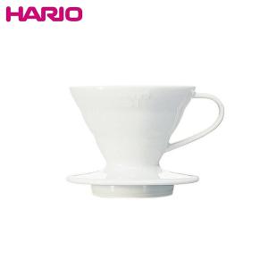 HARIO V60 透過ドリッパー01 セラミックホワイト VDCR-01-W ハリオ CODE：05063107｜n-kitchen