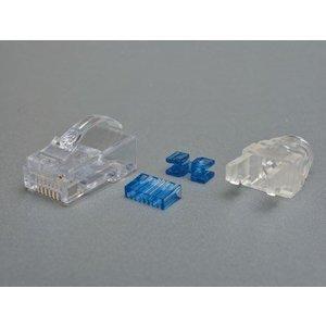 NSP624B Cat6 モジュラ−プラグ ブーツ付 100個 : n通信機材 - 通販