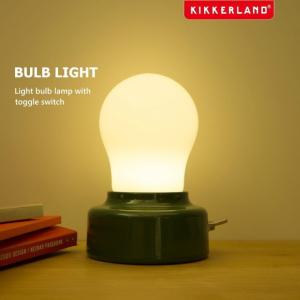 ベッドサイド ライト ランプ led 電池式 バルブ ライト Bulb Light キッカーランド KIKKERLAND