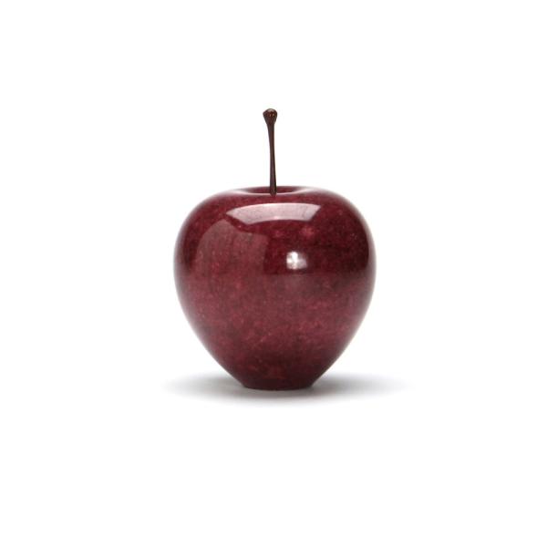 マーブルアップル レッド ラージ Marble Apple Red Large 置物 オブジェ 大理...