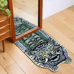 チベタンタイガーラグ DTTR-02 Sサイズ 60×100cm Tibetan Tiger Rug