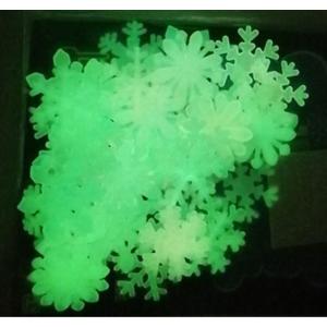 ウォールステッカー 雪の結晶 蛍光シール 暗い...の詳細画像2