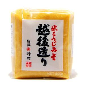 峰村 米こうじ味噌 越後造り (500g) 新潟 お土産 お取り寄せ 爆買