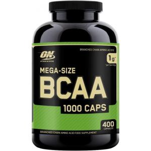 期限切迫品ON BCAA 1000 400カプセル オプティマムニュートリション    持久力   筋肉   ダイエット   必須アミノ酸
