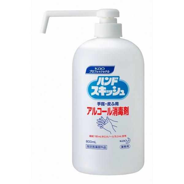 Kao　花王　ハンドスキッシュ　アルコール消毒剤　800ml　6本入　1箱