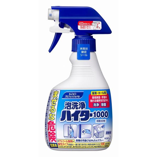 Kao　業務用　泡洗浄ハイター1000　400ml×12本入　1箱