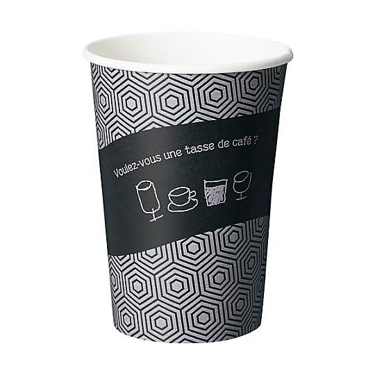 サンナップ AC4050TEC 厚紙カップ カフェ柄 タッセドカフェ400mL 13オンス 50個入...