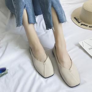パンプス レディース フラットシューズ ぺたん...の詳細画像3
