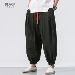 パンツ メンズ サルエルパンツ ワイドパンツ ...の詳細画像2