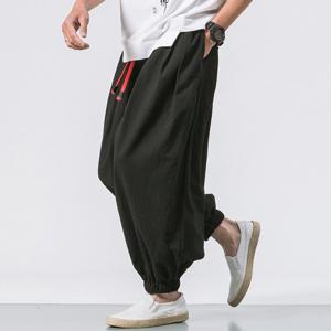 パンツ メンズ サルエルパンツ ワイドパンツ ...の詳細画像3