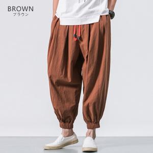 パンツ メンズ サルエルパンツ ワイドパンツ ...の詳細画像5