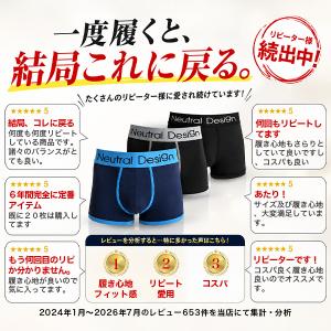 ボクサーパンツ 3点セット メンズ 下着 男性...の詳細画像1