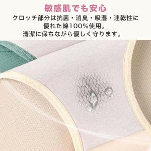 ショーツ レディース 3枚セット ハイウエスト...の詳細画像5