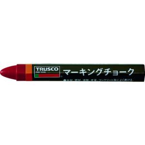 ＴＲＵＳＣＯ マーキングチョーク 赤 ３本入 TMC-19-R  【114-6030】｜n-nishiki