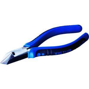 ビクター ＶＩＣＴＯＲ ＰＬＵＳ＋ 斜めニッパー（皮むき穴なし）全長１５６ｍｍ ZN70-150  【137-1603】｜n-nishiki