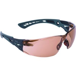 ｂｏｌｌｅ 二眼型保護メガネ（フィットタイプ） ラッシュプラス ブラックｘグレー トワイライト 1662310ABG  【137-4201】｜n-nishiki