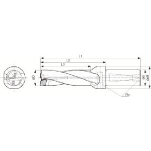 京セラ マジックドリル ＤＲＺ型用ホルダ 加工深さ３×ＤＣ S25-DRZ1751-06  【142-3266】｜n-nishiki