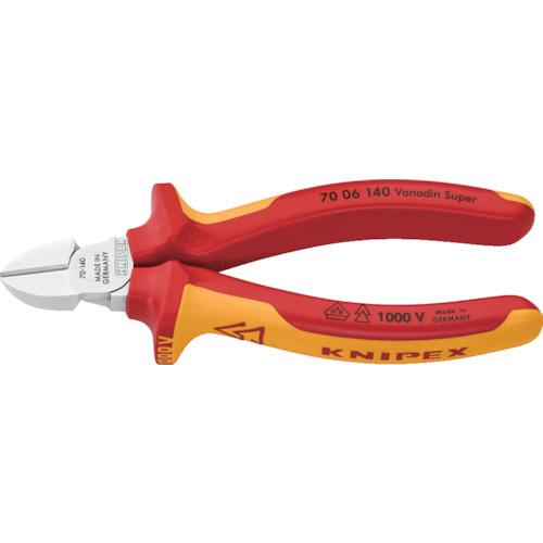 ＫＮＩＰＥＸ 絶縁１０００Ｖ電工ニッパー １４０ｍｍ 7006-140  【471-5870】