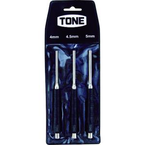 ＴＯＮＥ 平行ピンポンチセット ４．０、４．５、５．０ｍｍ ３点セット PP300  【498-1588】｜n-nishiki