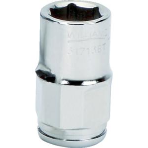 ＷＩＬＬＩＡＭＳ ３／８ドライブ 貫通ソケット ６角 １３ｍｍ JHW31713BT  【757-5173】｜n-nishiki