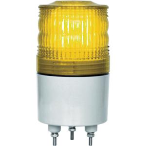 ＮＩＫＫＥＩ ニコトーチ７０ ＶＬ０７Ｒ型 ＬＥＤ回転灯 ７０パイ 黄 VL07R-D24NY  【818-3286】｜n-nishiki