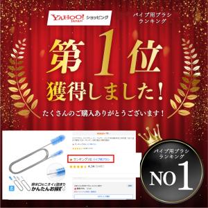 パイプブラシ クリーナー ワイヤー 掃除 排水...の詳細画像1