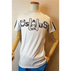 セール３５％ＯＦＦ USUALIS ウザリス インポート 半袖Ｔシャツ ホワイト 春夏アウトレット現品限り品 イタリア製 スワロフスキー メンズウェア｜n-shopping