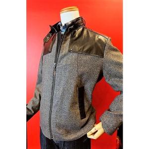 セール35％OFF PRANDI レザーダウンジャケット ボルドー