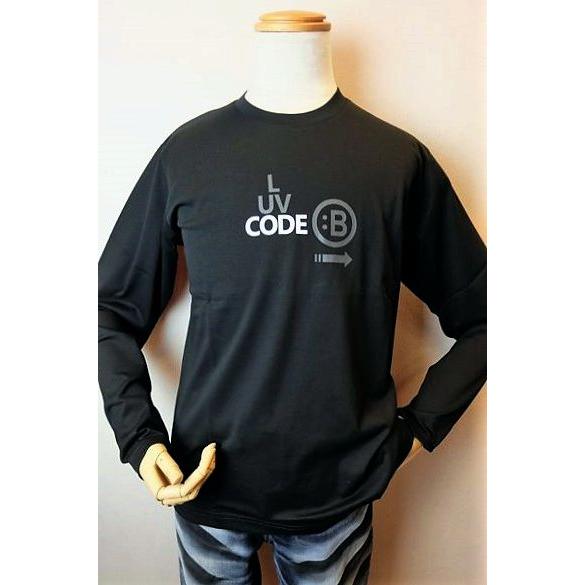 コードビー CODE:B ロングＴシャツ ブラック オールシーズン品 カットソー バラシ メンズウェ...