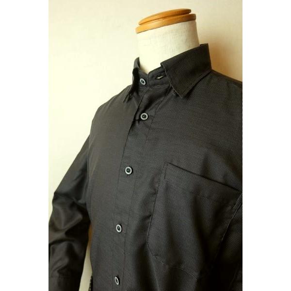 セール３５％ＯＦＦ コードビー CODE:B カジュアルシャツ ブラック 秋冬定番品 オーストリア製...