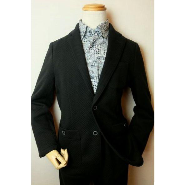 セール３５％ＯＦＦ コードビー CODE:B カットジャケット ブラック 秋冬新作 網代格子 バラシ...