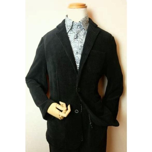 セール３５％ＯＦＦ コードビー CODE:B カットジャケット ブラック 秋冬新作 コーデュロイジャ...