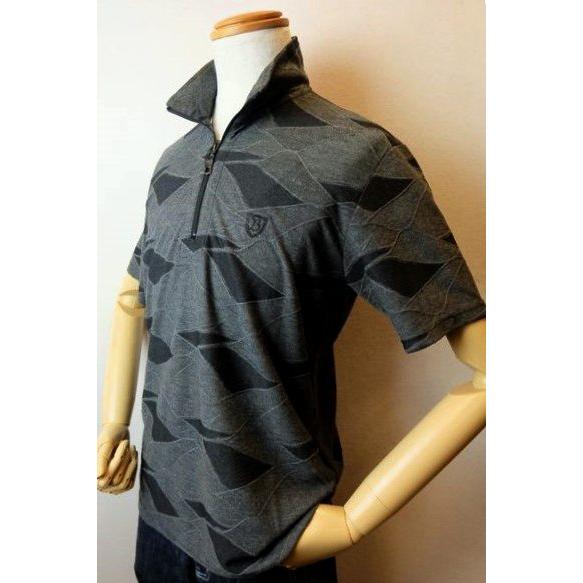 コードビー CODE:B 半袖Ｔシャツ グレー 春夏定番品 カットソー ジップアップポロ バラシ メ...