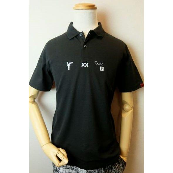 コードビー CODE:B 半袖ポロシャツ ブラック 春夏定番品 カットソー クールタッチ バラシ メ...