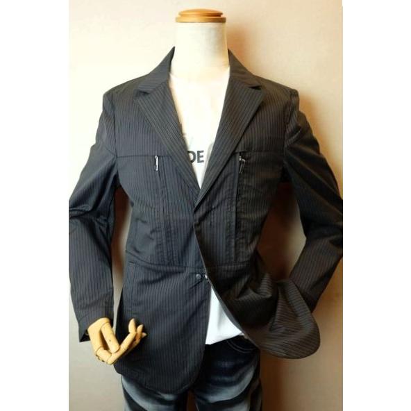 コードビー CODE:B ジャケット グレー 春夏新作 スナップボタン バラシ メンズウェア