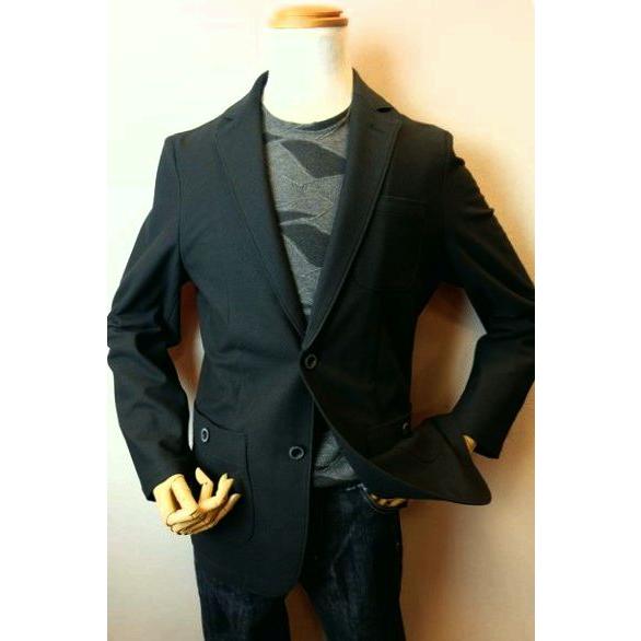 コードビー CODE:B カットジャケット ブラック 春夏定番品 吸汗速乾 バラシ メンズウェア