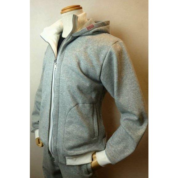 セール３５％ＯＦＦ コードビー CODE:B パーカーブルゾン グレー 秋冬新作 スウェット 裏起毛...