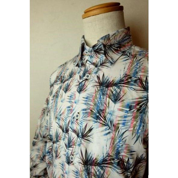 コードビー CODE:B カジュアルシャツ ホワイト 春夏新作 トルコ製生地 ボタンダウンカラー バ...