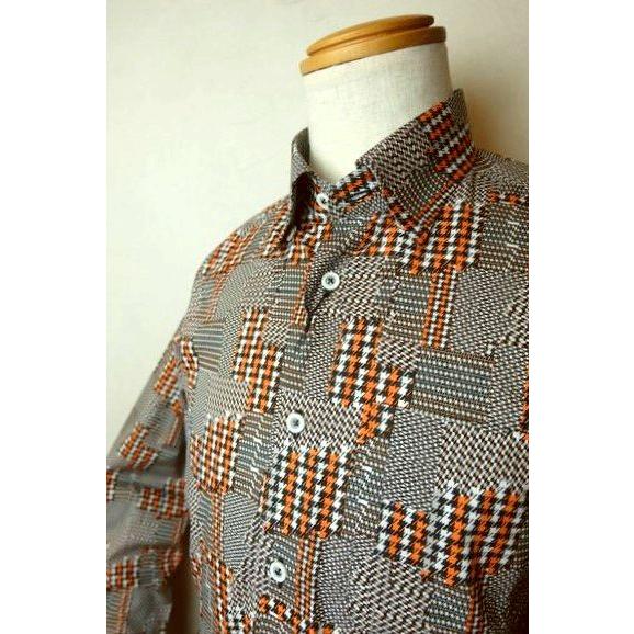 コードビー CODE:B カジュアルシャツ オレンジ オールシーズン定番品 トルコ製生地 ボタンダウ...