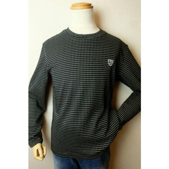 コードビー CODE:B ロングＴシャツ ブラック オールシーズン定番品 カットソー ニットロングＴ...