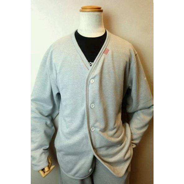 コードビー CODE:B  カーディガン グレー オールシーズン定番品 スウェット バラシ メンズウ...