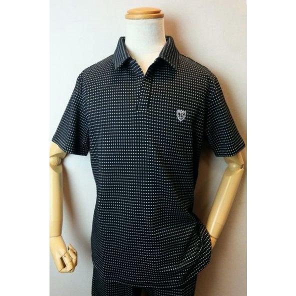 コードビー CODE:B 半袖ポロシャツ ブラック 春夏新作 カットソー ニット バラシ メンズウェ...