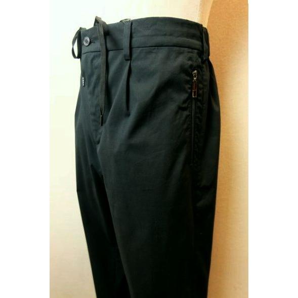 コードビー CODE:B イージーパンツ ブラック 春夏新作 ストレッチパンツ バラシ メンズウェア