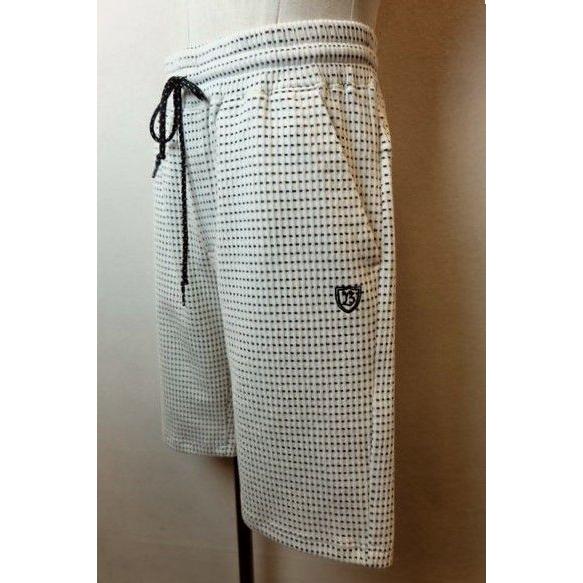 コードビー CODE:B ハーフパンツ オフホワイト 春夏新作 ニット カジュアルパンツ バラシ メ...